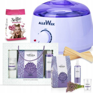 Zestaw do depilacji podgrzewacz wosk Lavender