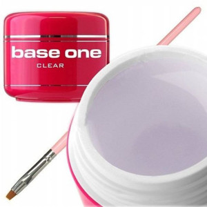 Żel SILCARE BASE ONE budujący CLEAR 50g pędzelek