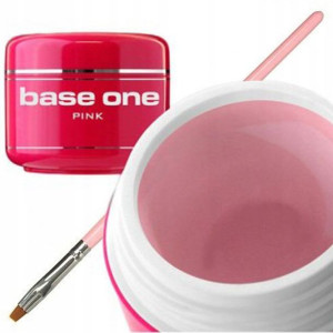 Żel SILCARE BASE ONE budujący PINK 50g pędzelek