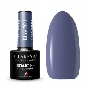 Claresa Lakier Hybrydowy 704 blue ciemny niebieski