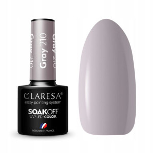 Claresa Lakier Hybrydowy Gray 210 na paznokcie