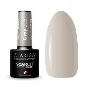 Claresa Lakier Hybrydowy Gray 205 szarości hybryda