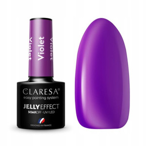 Claresa Lakier Hybrydowy Jelly Violet fioletowy