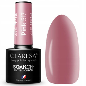 Claresa Lakier Hybrydowy Pink 517 różowa hybryda