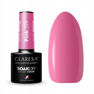Claresa Lakier Hybrydowy Pink 519 lakiery różowe