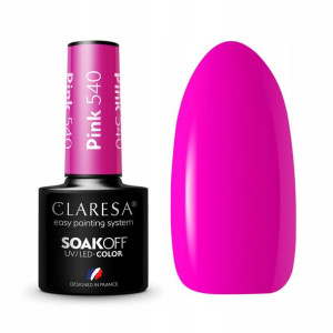 Claresa Lakier Hybrydowy Pink 540 na paznokcie