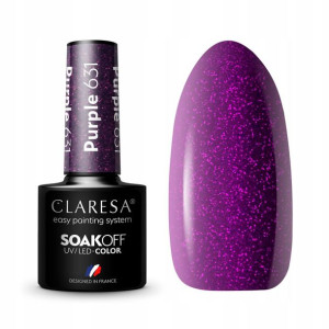 Claresa Lakier Hybrydowy purple 631 fioletowy