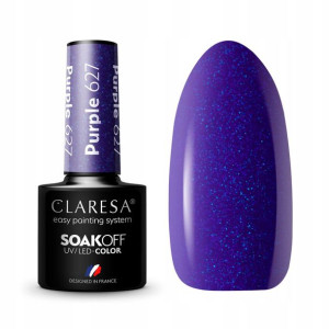 Claresa Lakier Hybrydowy purple 627 fiolet lakiery