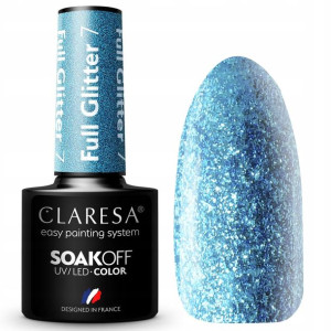 Claresa Lakier Hybrydowy brokat full glitter 7