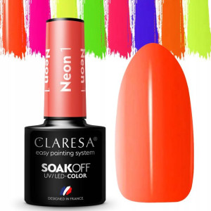 HIT CLARESA NEON Lakiery Hybrydowe NEONOWE #1