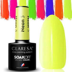 Claresa Lakier hybrydowy NEON 3 5g