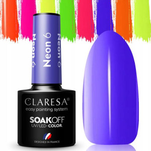 HIT CLARESA NEON Lakiery Hybrydowe NEONOWE #6