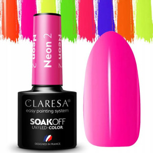HIT CLARESA NEON Lakiery Hybrydowe NEONOWE #2