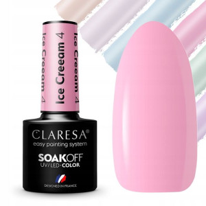 Hit Claresa Pastelowe Lakier Hybrydowy Ice Cream 4