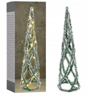Choinka LED dekoracja świąteczna złota 60 cm