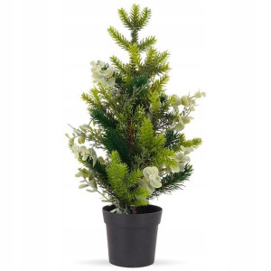 Sztuczna choinka drzewko świąteczne doniczce 45 cm