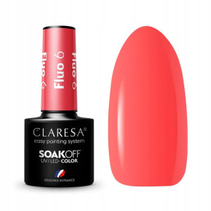 HIT CLARESA FLUO Lakiery Hybrydowe NEONOWE #6