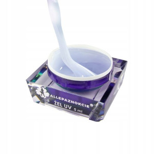 Żel uv do paznokci budujący JELLY Manifest White 5