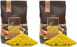 2x WOSK TWARADY dropsy ITALWAX Natural depilacja