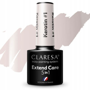 Claresa KERATIN baza lakier top 5w1 nadbudowa #1