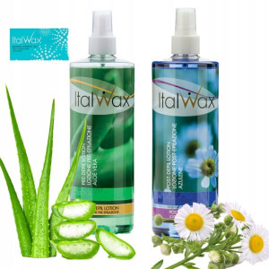 2x Lotion Zestaw ItalWax przed i po depilacją