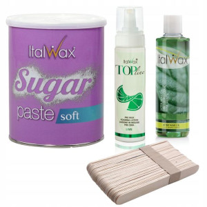 Zestaw DEPILACJA Pasta CUKROWA + lotion + olejek