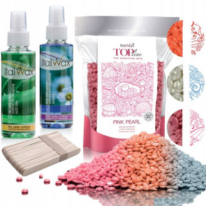 Zestaw depilacja WOSK hipoalergiczny TOP ITALWAX