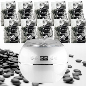 Zestaw DEPILACJA 10x wosk 1kg CZARNY + PODGRZEWACZ