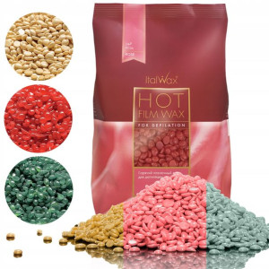 Wosk twardy dropsy do depilacji ITALWAX 500g WYBÓR