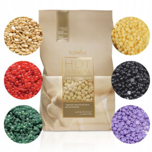 Wosk twardy dropsy do depilacji ITALWAX 1kg wybór