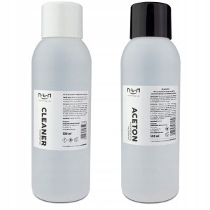 Zestaw płynów do paznokci 2x500ml CLEANER + ACETON