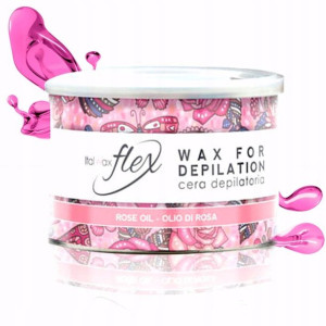 ItalWax Flex Rose Oil wosk w puszce depilacja CIAŁ