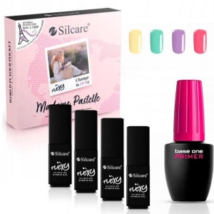 4x Lakier Hybrydowy Flexi Madame Pastelle +primer