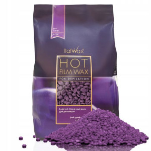 ITALWAX perełki wosk do depilacji Plum śliwka 100g