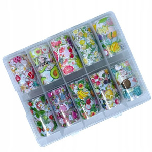 Folia transferowa XKZ-33-03 ZDOBIENIA fruit 10szt