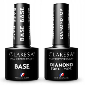 2x Hybryda Claresa Baza Base + Top No Wipe Diamond