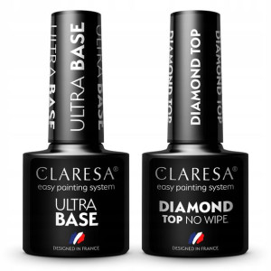 2x Claresa = Ultra Base Baza + Top Diamond No Wipe