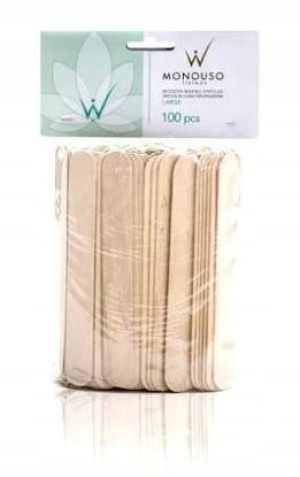 SZPATUŁKI DO WOSKU depilacji drewniane 100 ItalWax