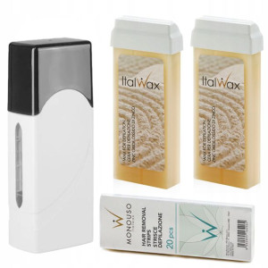 ZESTAW DEPILACJA 2X WOSK ZINC OXIDE podgrzewacz RO