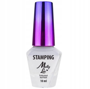 Lakier Do Stempli Stamping Molly Lac 10 Ml Biały
