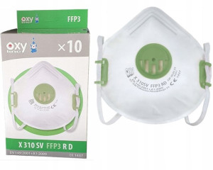 10sztuk wielorazowa OCHRONNA MASKA OXYLINE FFP3 RD