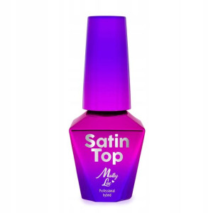 Molly Lac Satin Top satynowy na lakier hrybrydowy
