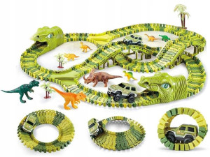 Tor Wyścigowy Dinozaur Dino Park 271El. Xxxl 360Cm