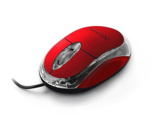 XM102R Mysz przewodowa 3D optyczna USB Camille czerwona Extreme