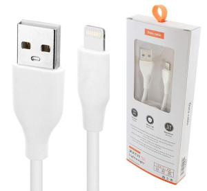 KK23 Kabel lighting iphone qc 1m biały