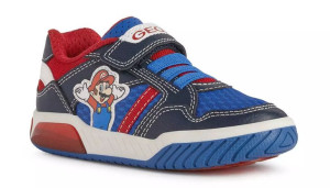Sneakersy GEOX J259CB granatowy LED SUPER MARIO