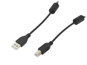 4968  Przyłącze usb a - b 1,5m komp-druk 2xfer