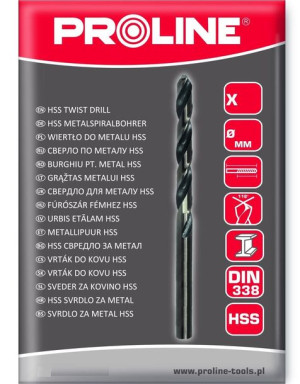Wiertło do met hss din338 szlif.kr. 7.0mm szt.1 pud. proline