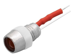 2509  Dioda led  5mm (12v czerwona kontrolka)