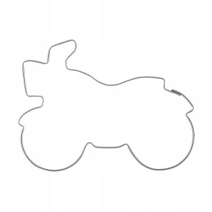 Foremka do ciast motocykl dla dzieci wykrawacz